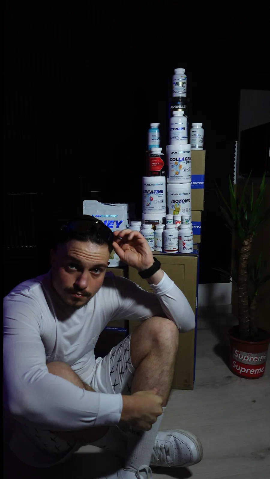 Sesja produktowa z suplementami